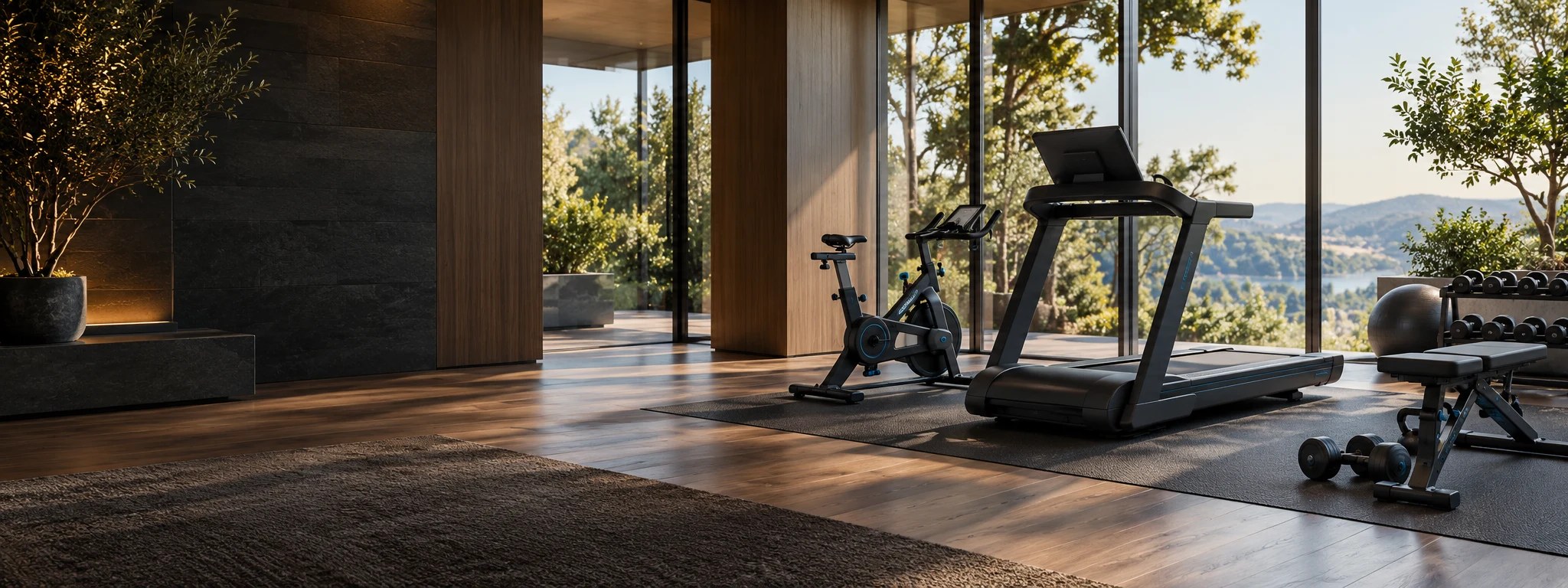 Compact fitness space