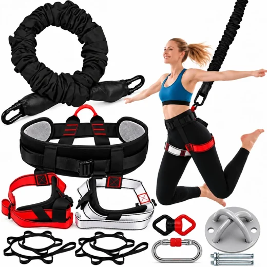 Upgraded Version Heavy Bungee Resistance Band Set Gravity Yoga Bungee