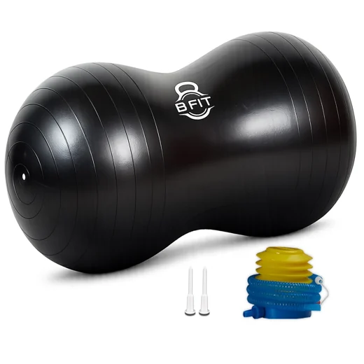 Peanut Ball / Yoga Exercise Ball Thickened Anti Burst size 55*110 Cm