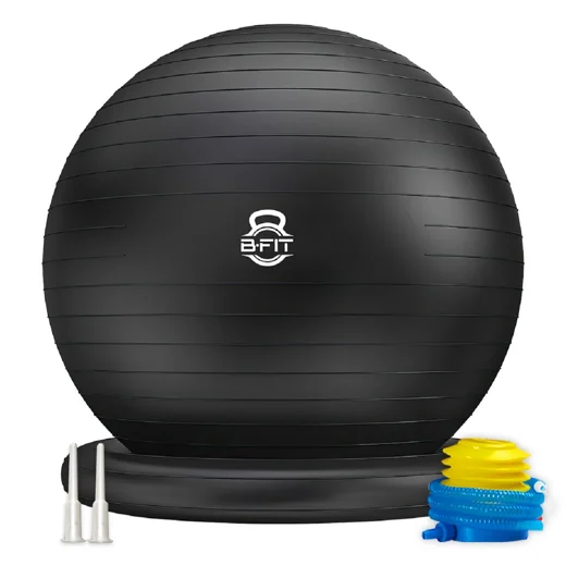 PVC Exercise Printed Anti burst Chair Gym Ball Size 55 cm
