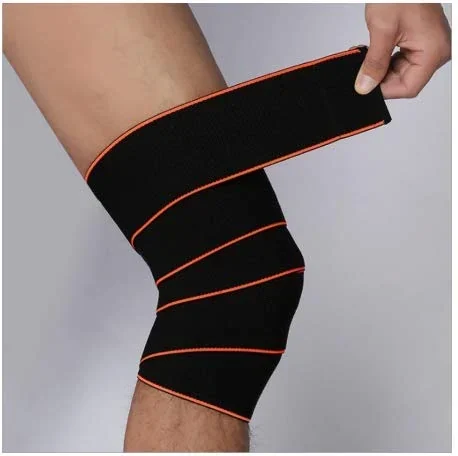 One Pair Knee Wraps for Weightlifting - Powerlifting