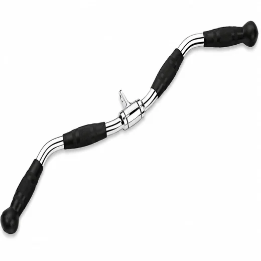 Solid Steel Pro-Grip Curl Bar 28 Inch