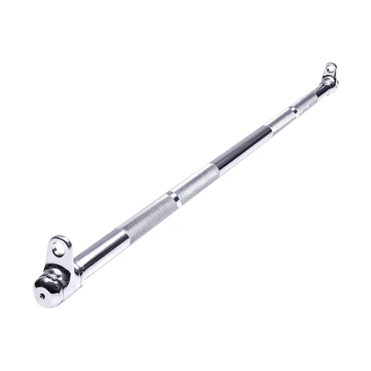 42" Straight Lat Pull Down Bar with Revolving Hook with Snap Hook