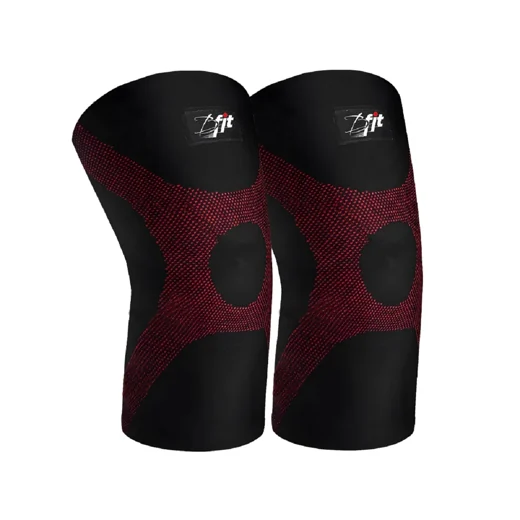 Knee Compression Sleeve One Pair Size Large - Best Knee Brace