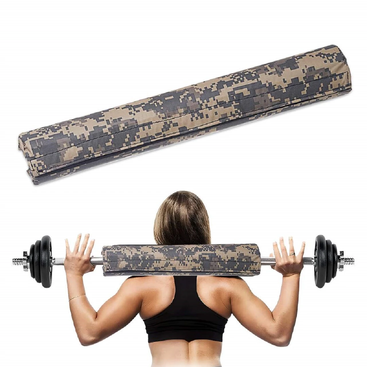 17 Inches Military Color Extra Thick Barbell Neck Pad and Shoulder Support — product image 1
