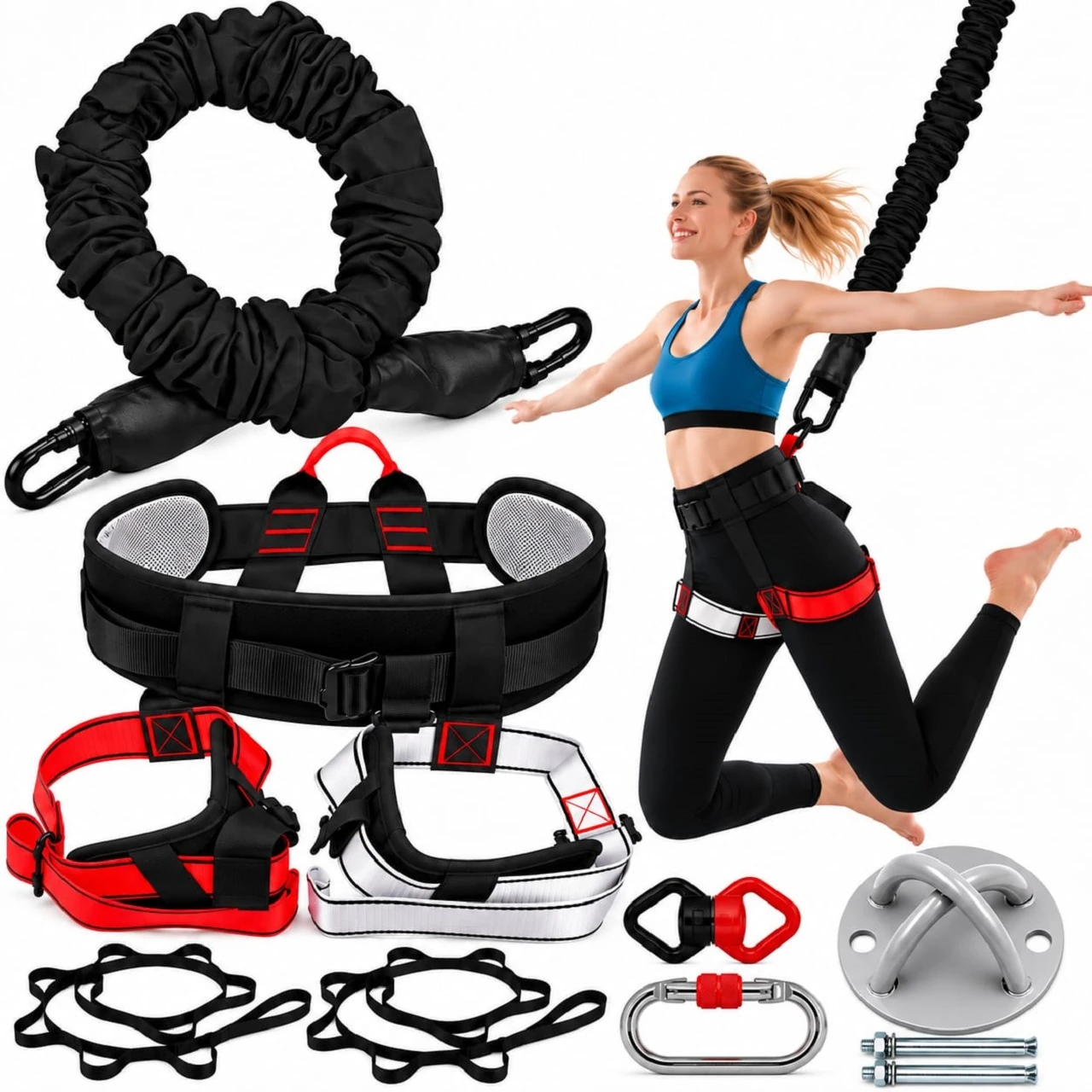 Upgraded Version Heavy Bungee Resistance Band Set Gravity Yoga Bungee — product image 1