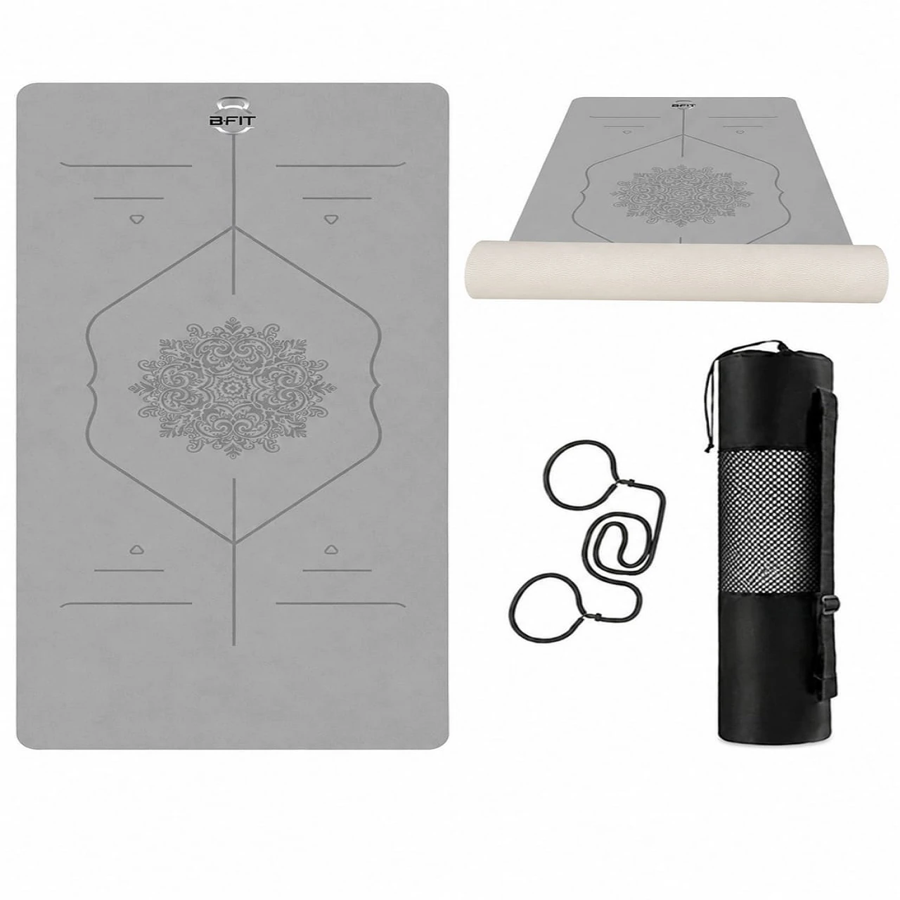 Extra Wide 36x72 Inch 9 MM Thick Premium TPE Yoga Mat — product image 1