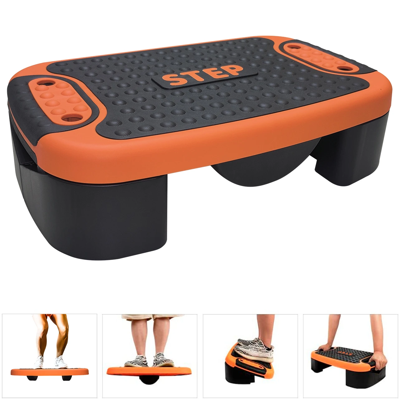 4-In-1 Aerobic Step Platform - Adjustable Multifunctional Balance Board — product image 1