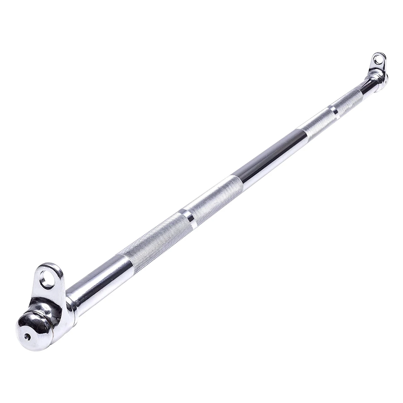 48" Straight Lat Pull Down Bar with Revolving Double Hook for Dual — product image 1
