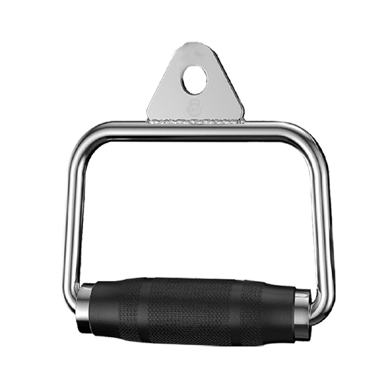 Single D-Handle Single Chrome Handle Cable Attachment with Handgrips — product image 1