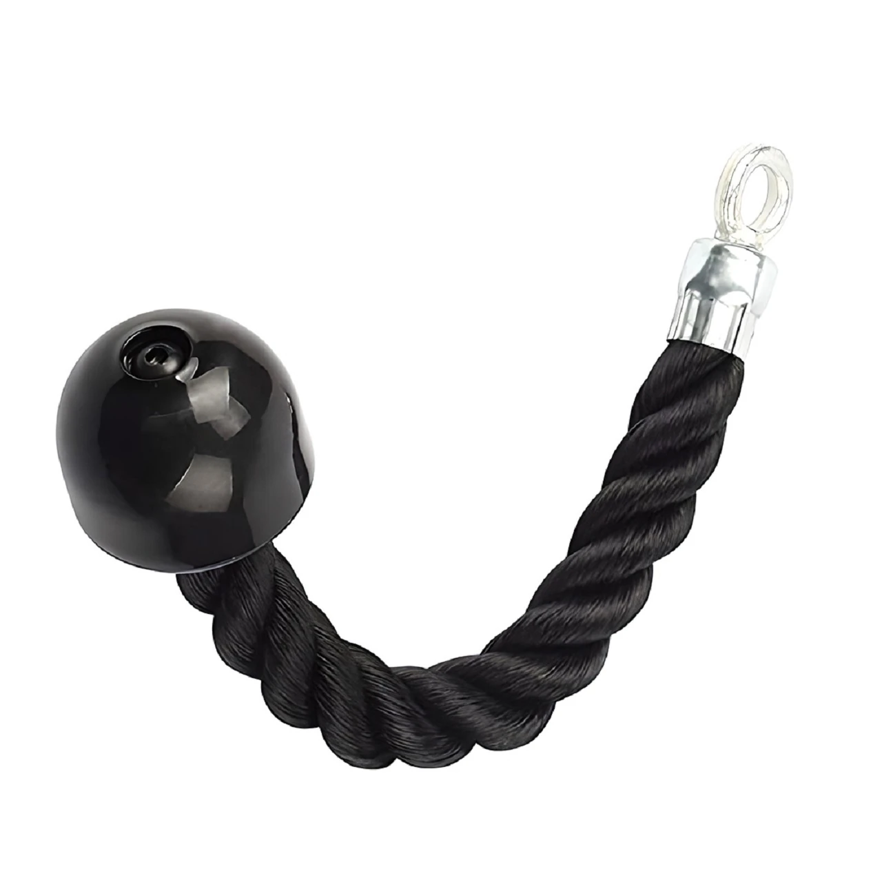 Hammer Rope Single Grip Pull Down Bicep Cable Attachment Exercises Nylon 14.5" — product image 1