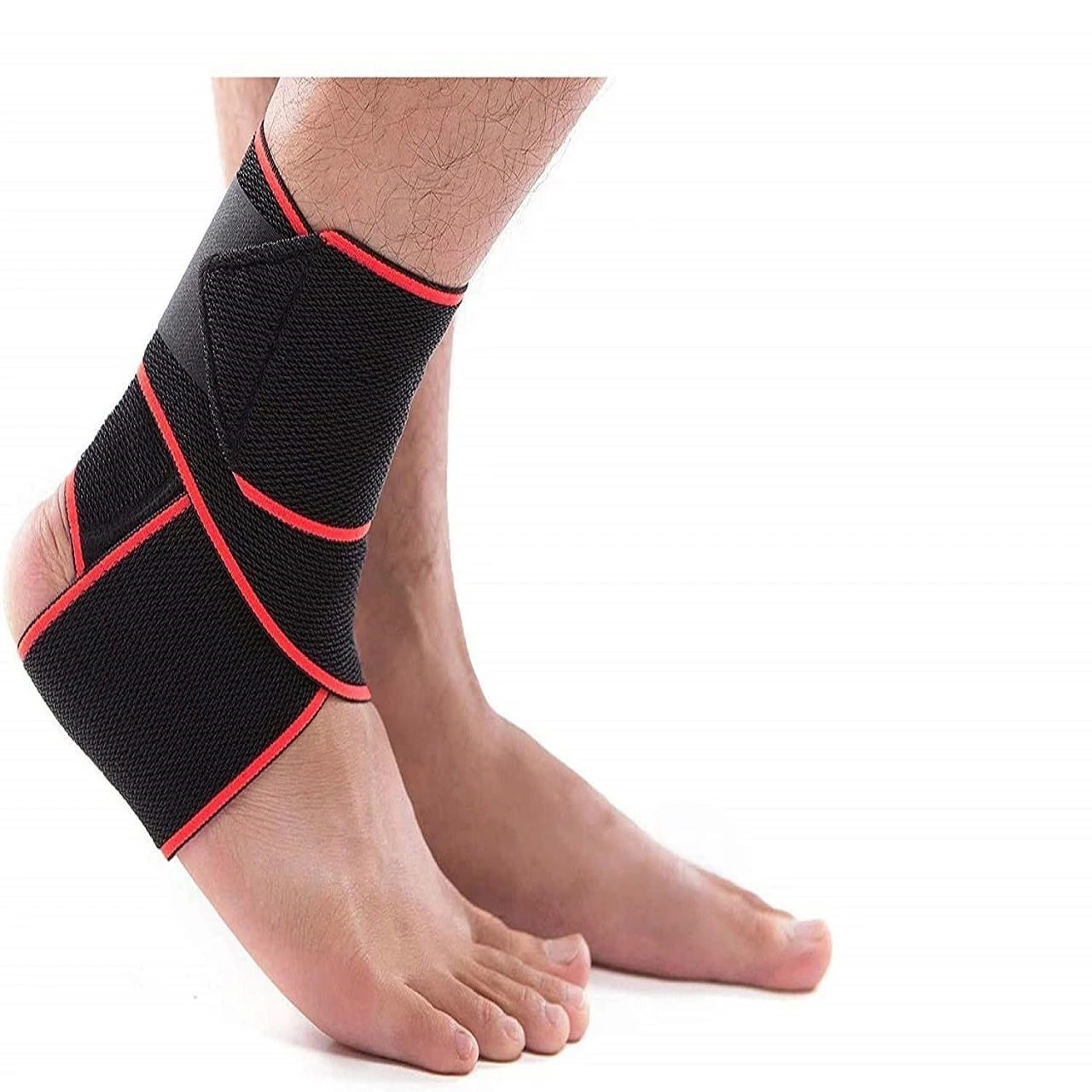 One Pair Ankle Brace Breathable Ankle Support Adjustable Ankle Stabilizer — product image 1