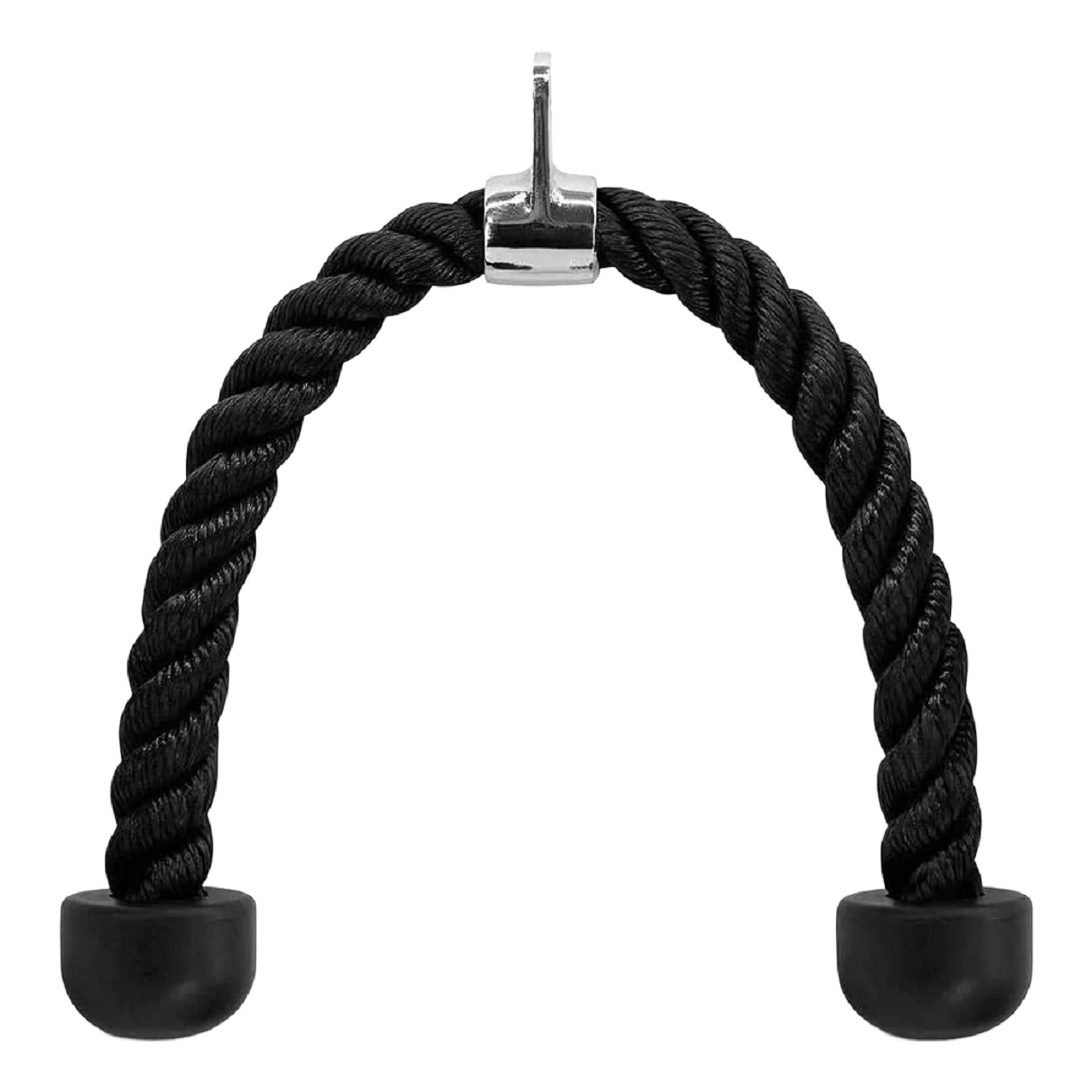 Tricep Rope Heavy Duty Coated Nylon Rope with Solid Rubber Ends — product image 1