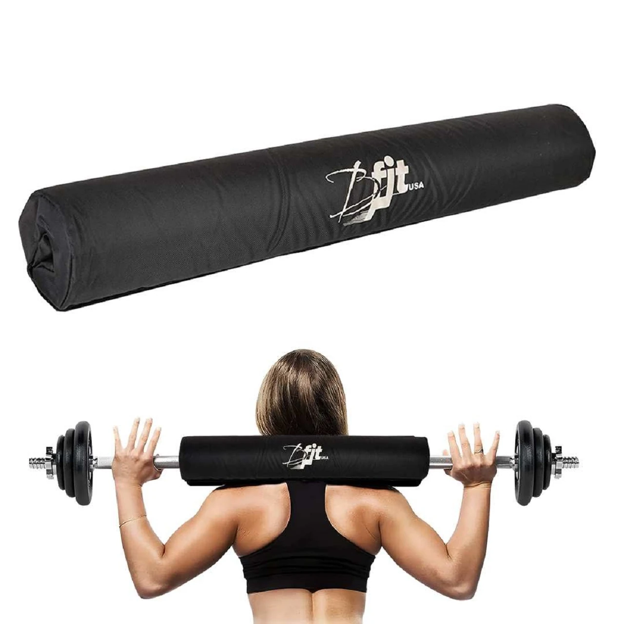 17 Inches Black Color Extra Thick Barbell Neck Pad and Shoulder Support — product image 1