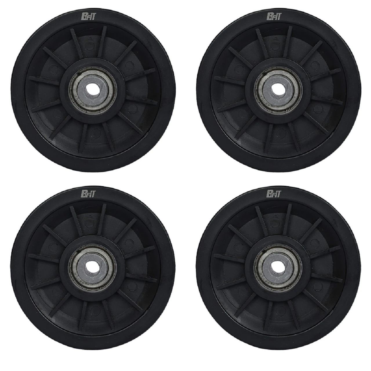 Gym Pulley 110 MM Black with inbuilt Bearing and Bush — product image 1