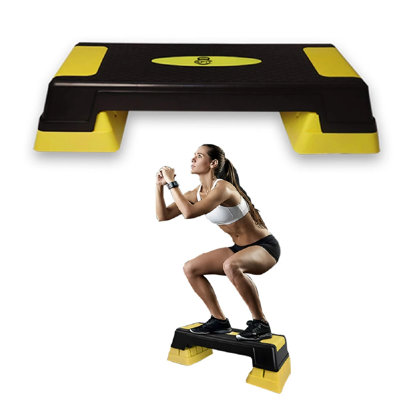 Big Size Aerobic Step - 2 Levels Height Adjustable (6/8 inch) · 200 kg — product image 1